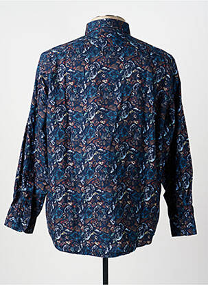 Chemise manches longues coupe droite bleu OLYMP homme