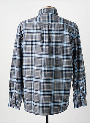 Chemise manches longues poches gris TERRITOIRE D'HOMME homme