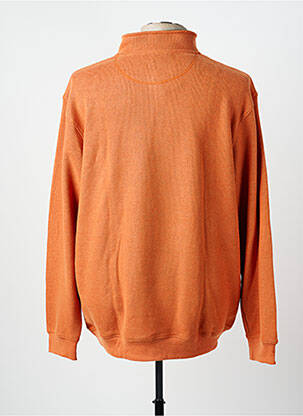 Pull stretch manches longues orange TERRITOIRE D'HOMME homme