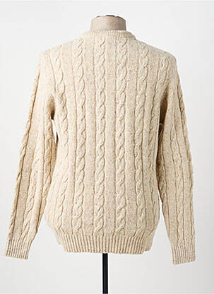 Pull stretch manches longues beige TERRITOIRE D'HOMME homme