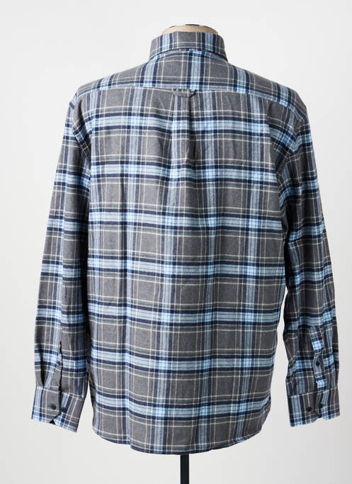 Chemise manches longues imprimé écossais gris TERRITOIRE D'HOMME homme