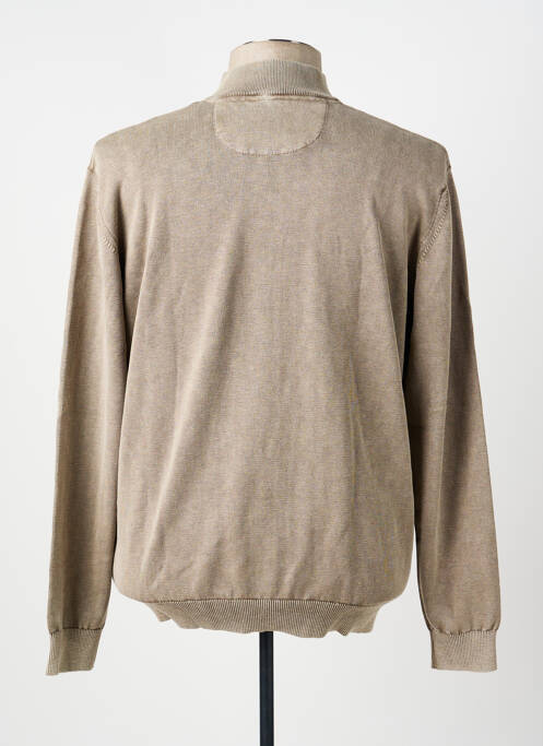 Gilet manches longues marron TERRITOIRE D'HOMME homme