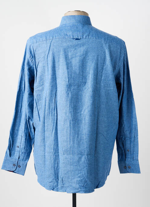 Chemise manches longues bleu TERRITOIRE D'HOMME homme