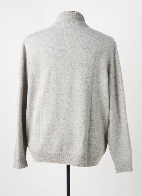 Pull tissage chiné manches longues gris MISE AU GREEN femme