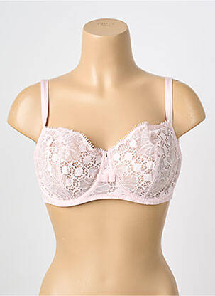 Soutien-gorge légère et transparente haut soutien-gorge emboitant rose CHANTELLE femme