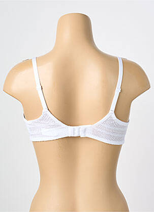 Soutien-gorge tissage tulle haut soutien-gorge emboitant blanc CHANTELLE femme