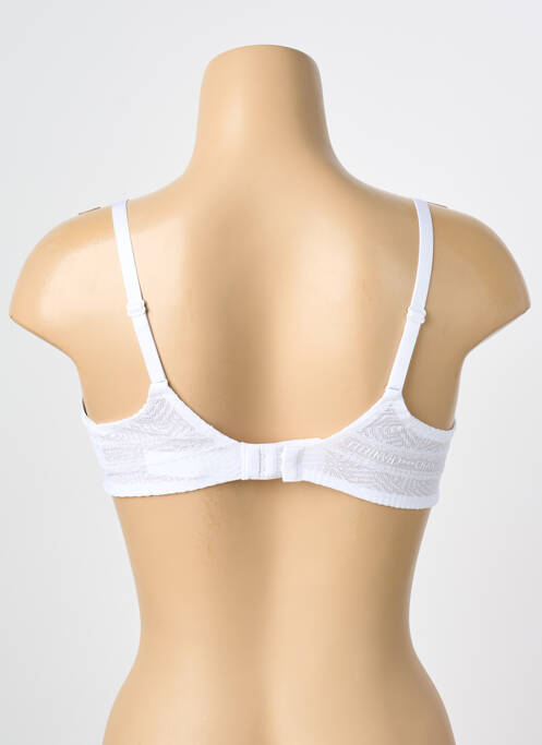 Soutien-gorge tissage tulle haut soutien-gorge emboitant blanc CHANTELLE femme