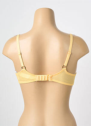 Soutien-gorge légère et transparente haut soutien-gorge emboitant jaune CHANTELLE femme