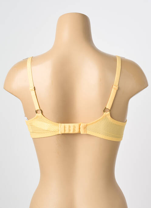 Soutien-gorge légère et transparente haut soutien-gorge emboitant jaune CHANTELLE femme