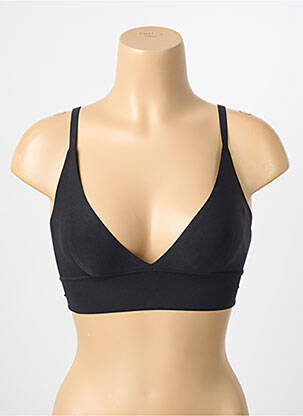 Soutien-gorge sans armature haut triangles noir CHANTELLE femme