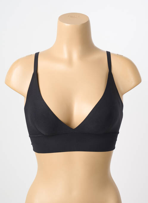 Soutien-gorge bretelles élastiquées ajustables haut triangles noir CHANTELLE femme