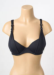 Haut de maillot de bain stretch haut soutien-gorge push-up noir AUBADE femme