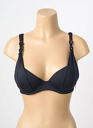 Haut de maillot de bain stretch haut soutien-gorge push-up noir AUBADE femme