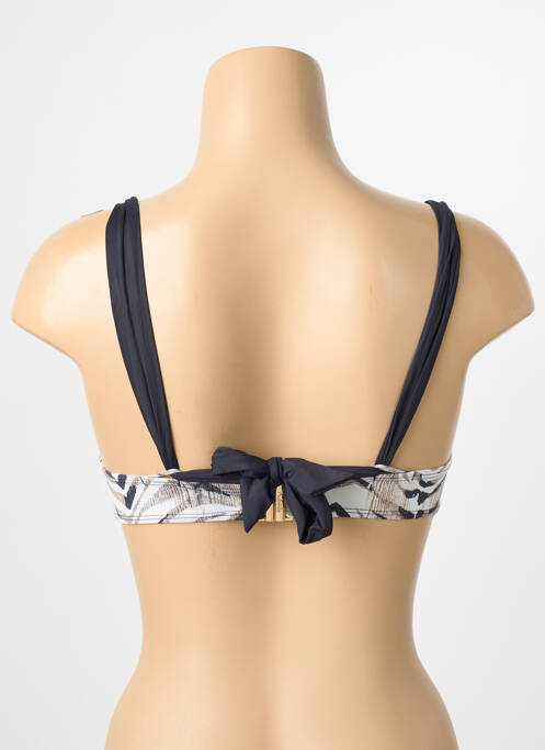 Haut de maillot de bain stretch haut soutien-gorge push-up beige AUBADE femme
