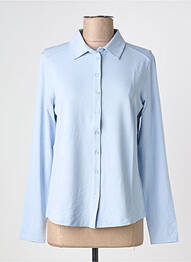 Chemisier coupe droite manches longues bleu GERRY WEBER femme