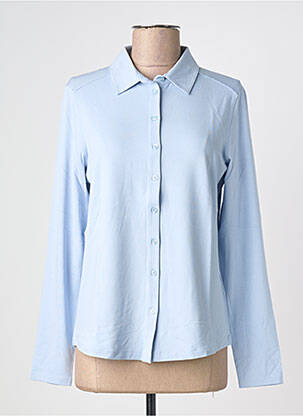 Chemisier coupe droite manches longues bleu GERRY WEBER femme