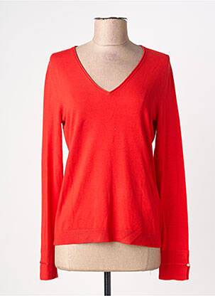 Pull coupe cintrée manches longues rouge GERRY WEBER femme