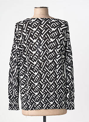 Pull coupe droite manches longues noir ESCORPION femme