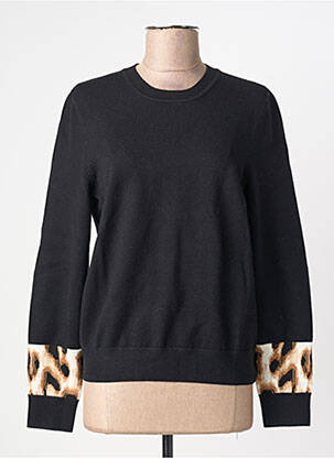Pull col rond manches longues noir GERRY WEBER femme
