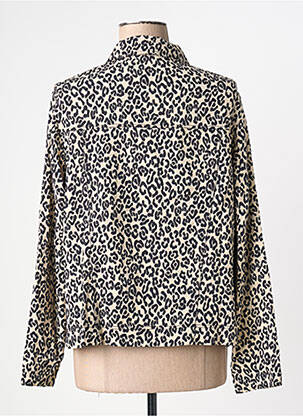 Veste casual coupe droite beige FRANK WALDER femme