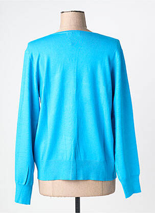 Pull col v manches longues bleu ESCORPION femme