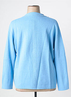 Gilet manches longues fermeture boutonnée sur le devant bleu FRANK WALDER femme
