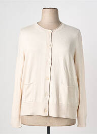 Gilet manches longues fermeture boutonnée sur le devant beige GERRY WEBER femme