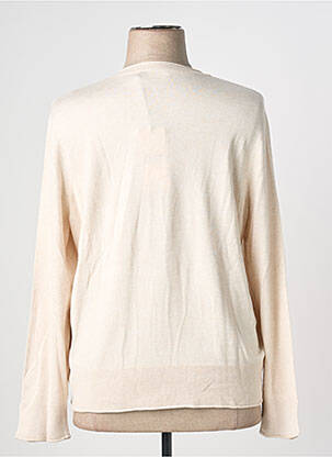 Gilet manches longues col rond beige GERRY WEBER femme