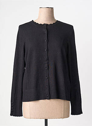 Gilet manches longues noir TAIFUN femme