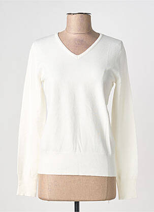 Pull blanc ESCORPION femme