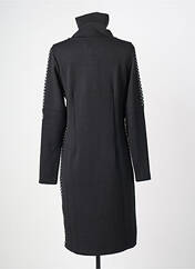 Robe mi-longue noir DOLCEZZA femme seconde vue