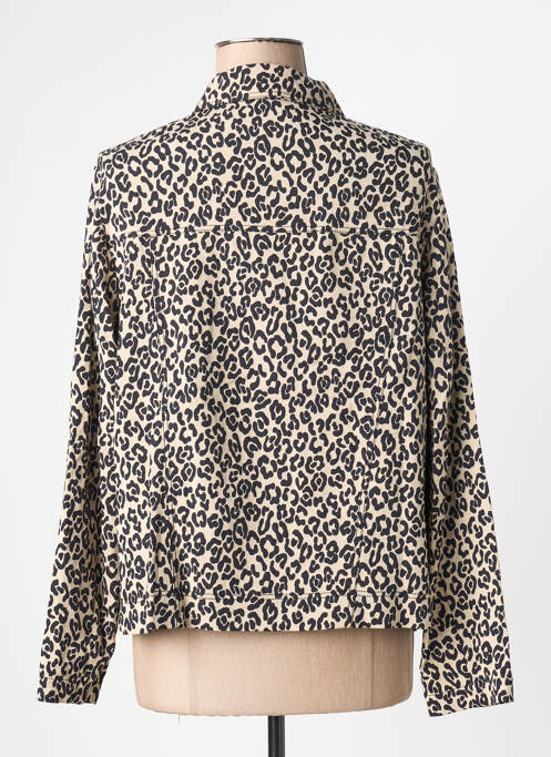 Veste casual coupe droite beige FRANK WALDER femme