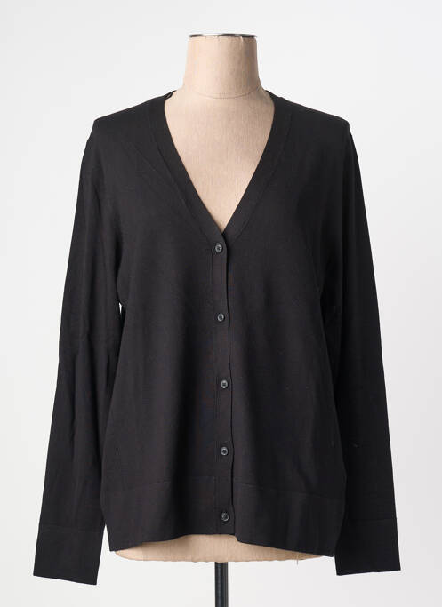 Gilet manches longues fermeture boutonnée sur le devant noir GERRY WEBER femme