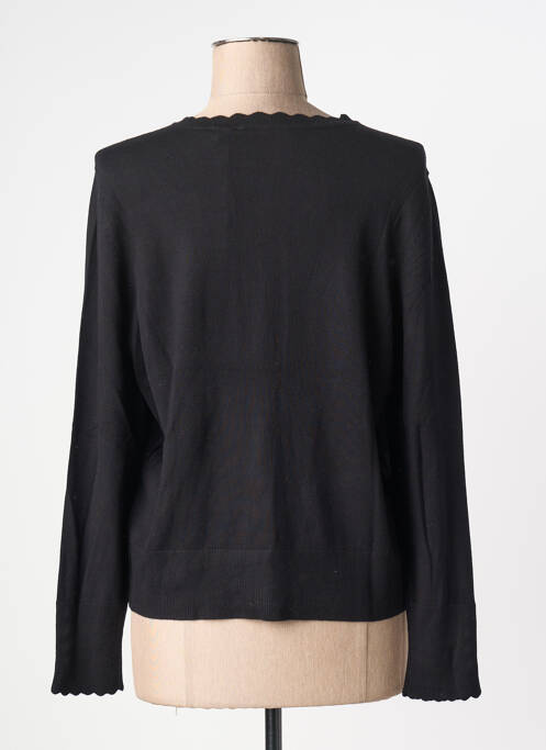Gilet manches longues fermeture boutonnée sur le devant noir TAIFUN femme