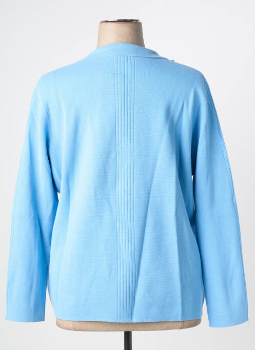 Gilet manches longues fermeture boutonnée sur le devant bleu FRANK WALDER femme