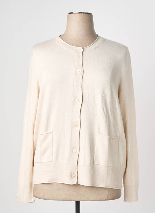 Gilet manches longues fermeture boutonnée sur le devant beige GERRY WEBER femme