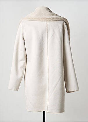 Manteau long coupe droite sans capuche beige JOSEPH RIBKOFF femme