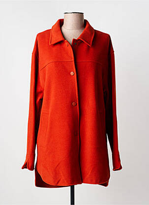 Manteau long coupe droite sans capuche orange GERRY WEBER femme