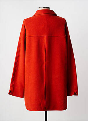 Manteau long coupe droite sans capuche orange GERRY WEBER femme