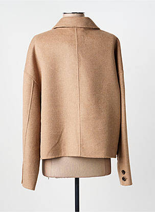 Manteau court coupe droite sans capuche beige GERRY WEBER femme