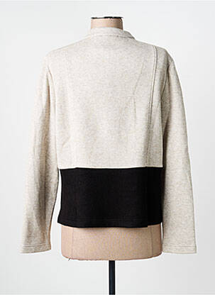 Veste casual coupe droite beige FRANK WALDER femme