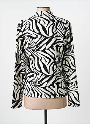 Veste casual coupe droite noir FRANK WALDER femme
