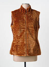 Veste casual poches marron FRANK WALDER femme