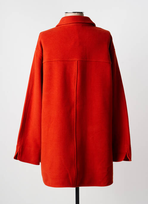 Manteau long coupe droite sans capuche orange GERRY WEBER femme