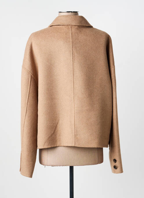 Manteau court coupe droite sans capuche beige GERRY WEBER femme