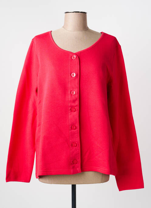 Veste casual col rond rose ARMOR LUX femme