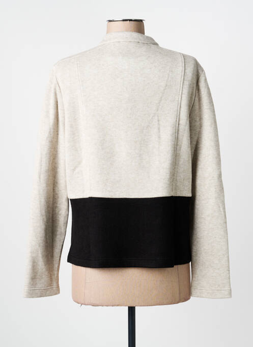 Veste casual coupe droite beige FRANK WALDER femme