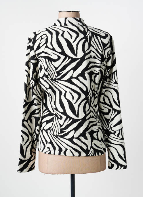 Veste casual coupe droite noir FRANK WALDER femme