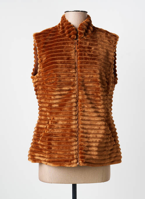 Veste casual poches marron FRANK WALDER femme