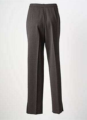 Pantalon droit taille haute taille haute marron KARTING femme